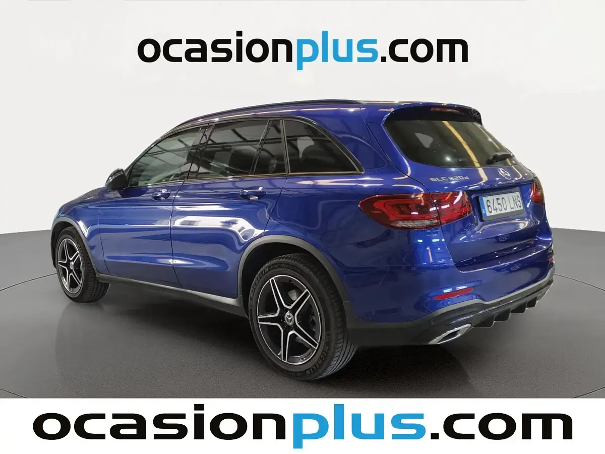 Usado Mercedes GLC220 AMG 194 CV (142 kW) 2021 Azul SUV
