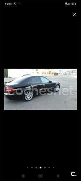 Usado Mercedes E270 Avantgarde 177 CV (130 kW) 2004 Negro Berlina