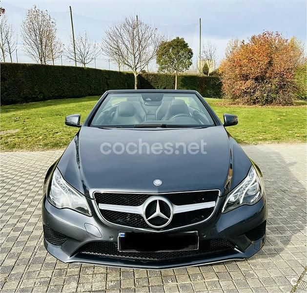 Usado Mercedes E220 170 CV (125 kW) 2014 Gris / plata Descapotable
