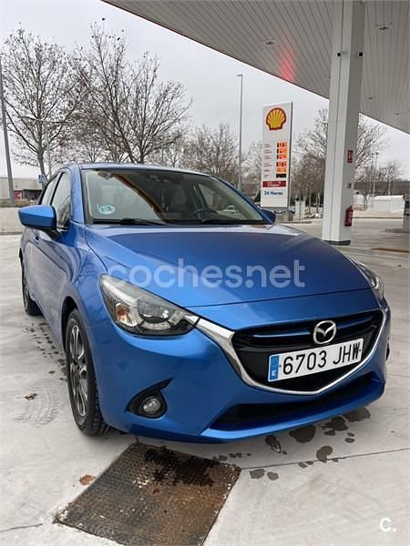 Azul Usado 2015 Mazda 2 Style Berlina | 8100 € (Precio justo) - Imagen 1/4