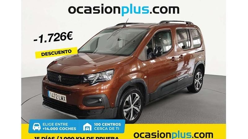 Marrón Usado 2021 Peugeot Rifter GT-line Monovolumen | 17.264 € (Precio justo) - Imagen 1/4