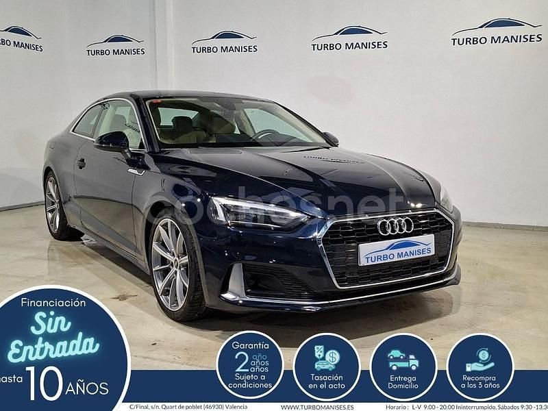 Azul Usado 2021 Audi A5 Advanced Plus Coupe | 37.990 € (Precio justo) - Imagen 1/4