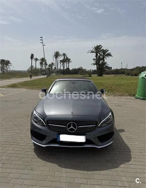 Usado Mercedes C43 AMG 390 CV (286 kW) 2017 Gris / plata Descapotable