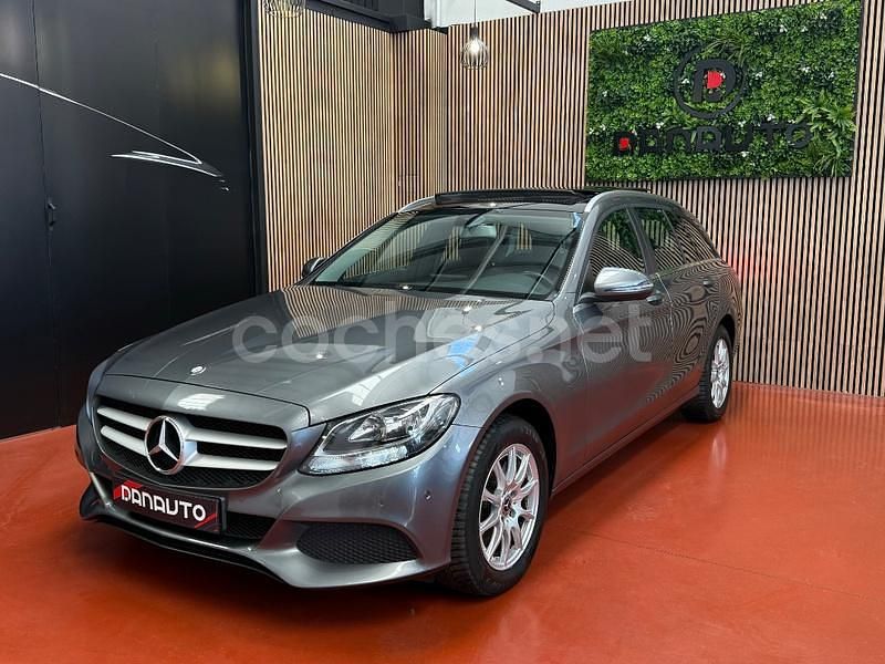 Gris / plata Usado 2017 Mercedes C220 Familiar | 17.900 € (Buen precio) - Imagen 1/4