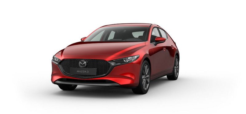 Usado Mazda 3 Homura-Line 140 CV (102 kW) 2024 Rojo Berlina
