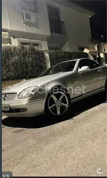 Usado Mercedes SLK230 193 CV (141 kW) 1998 Gris / plata Descapotable