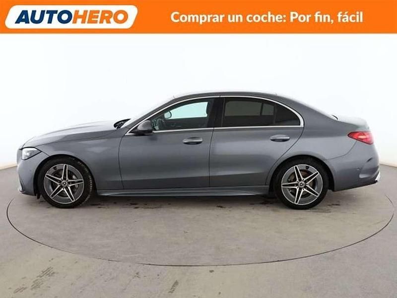 Usado Mercedes C220 AMG line 200 CV (147 kW) 2022 Gris Berlina
