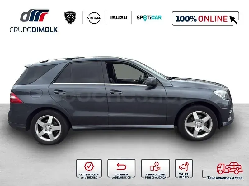 Usado Mercedes ML350 AMG Edition 1 258 CV (189 kW) 2013 Gris / plata SUV