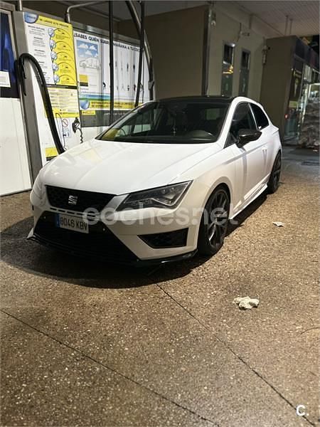 Usado Seat Leon SC FR 150 CV (110 kW) 2017 Blanco Utilitario