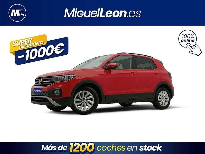 Rojo Usado 2021 VW T-Cross Advance SUV | 13.985 € (Precio justo) - Imagen 1/3