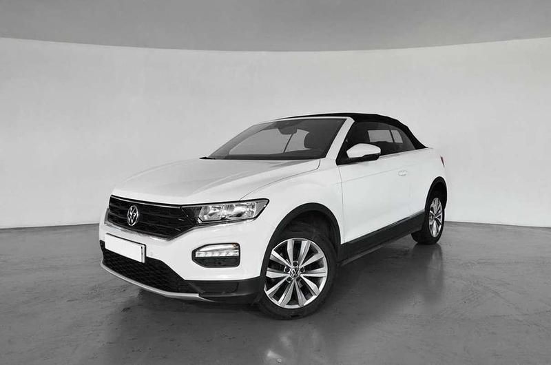 Blanco Usado 2021 VW T-Roc Cabriolet Descapotable | 16.990 € (Buen precio) - Imagen 1/4