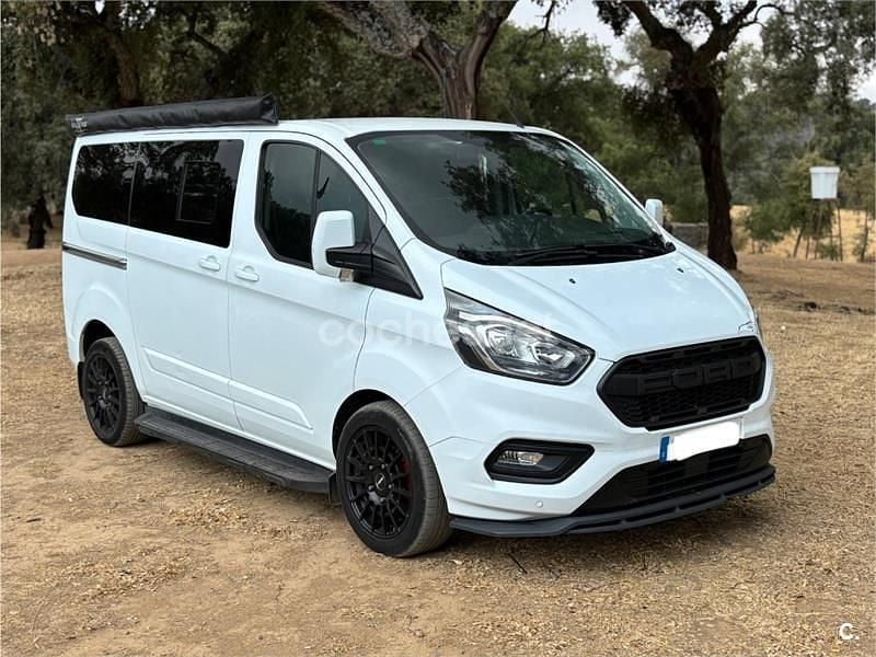 Blanco Usado 2020 Ford Transit Custom Nugget Familiar | 18.500 € (Super precio) - Imagen 1/4