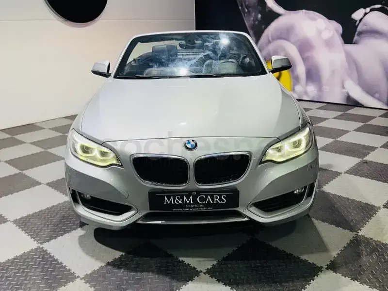 Usado BMW 218 150 CV (110 kW) 2017 Gris / plata Descapotable