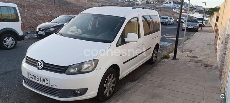 Blanco Usado 2013 VW Caddy Maxi Comfortline Monovolumen | 7000 € - Imagen 1/4