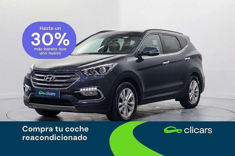Negro Usado 2016 Hyundai Santa Fe SUV | 16.490 € (Buen precio) - Imagen 1/4