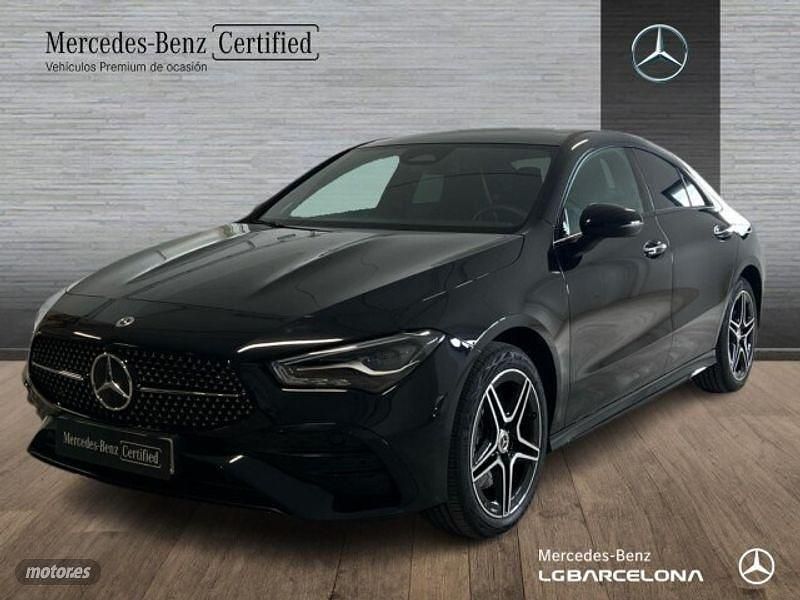 Negro Usado 2024 Mercedes CLA250e AMG line Berlina | 39.900 € - Imagen 1/4