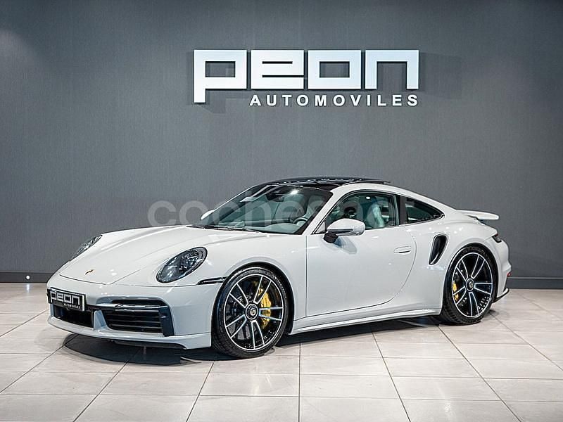 Gris / plata Usado 2021 Porsche 911 Turbo S Coupe | 237.000 € (Caro) - Imagen 1/4