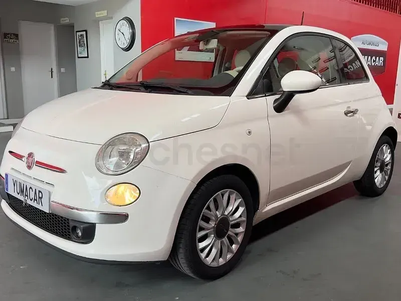 Usado Fiat 500 Lounge 69 CV (50 kW) 2015 Blanco Berlina