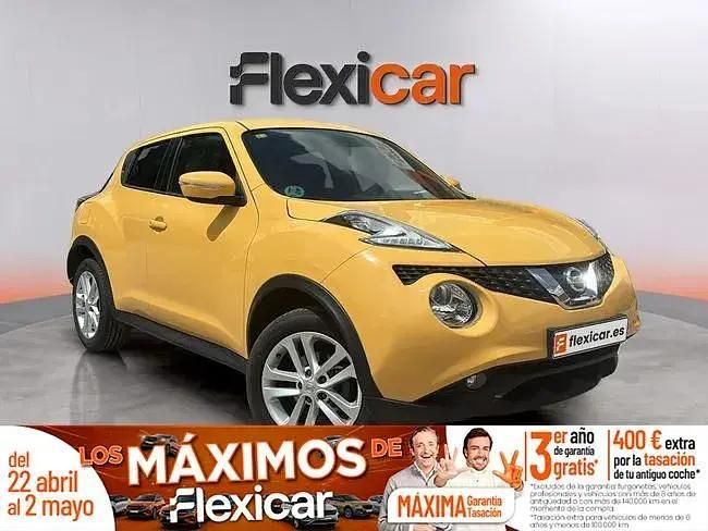 Usado Nissan Juke Acenta 110 HP (80 kW) 2017 Amarelo SUV