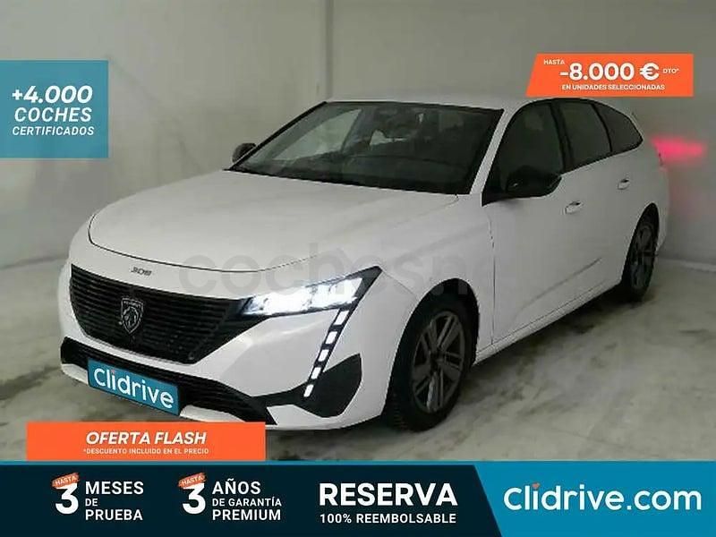 Usado Peugeot 308 Active 130 CV (95 kW) 2022 Blanco Berlina