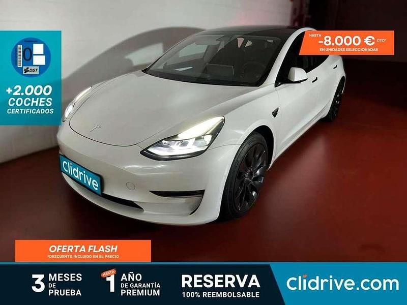 Blanco Usado 2021 Tesla Model 3 Berlina | 26.390 € (Buen precio) - Imagen 1/3