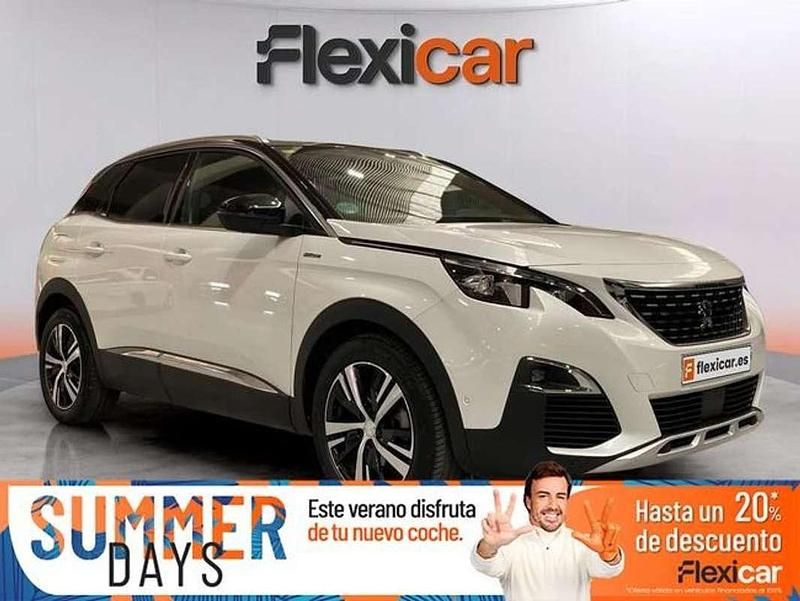 Blanco Usado 2018 Peugeot 3008 GT-line SUV | 14.790 € (Precio justo) - Imagen 1/4