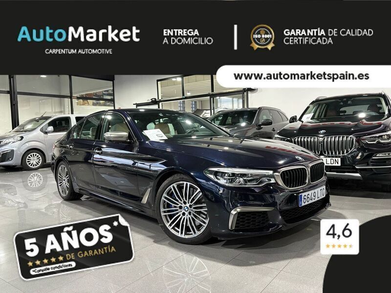 Azul Usado 2017 BMW M550 Sport Line Berlina | 49.900 € - Imagen 1/4