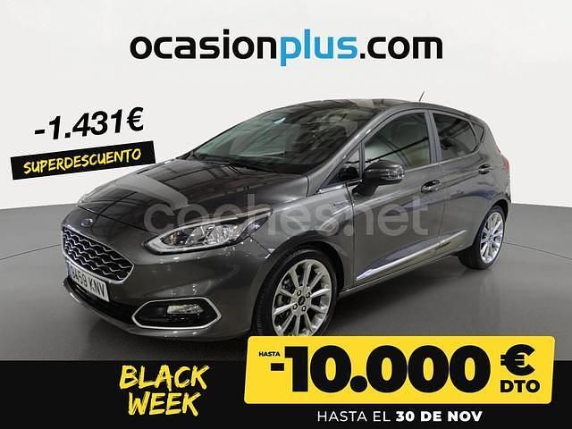 Gris / plata Usado 2018 Ford Fiesta Vignale Berlina | 15.750 € (Caro) - Imagen 1/4