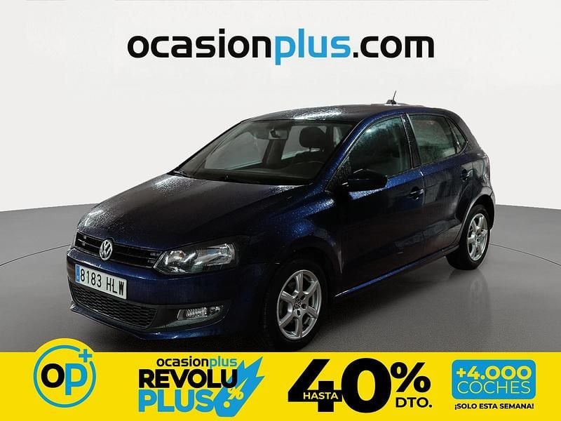 Usado VW Polo Advance 90 CV (66 kW) 2012 Azul Utilitario
