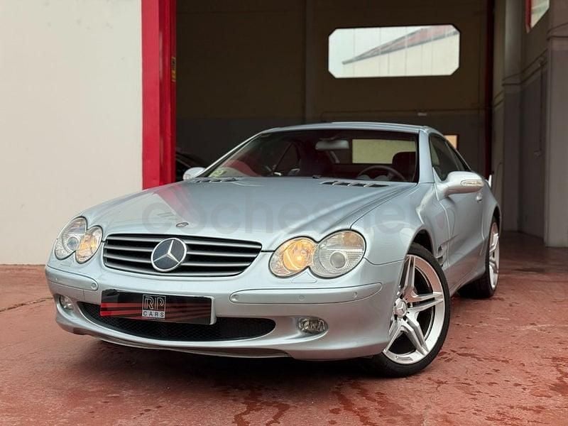 Usado Mercedes SL500 306 CV (225 kW) 2001 Gris / plata Descapotable