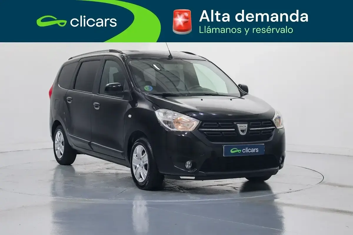 Usado Dacia Lodgy Comfort 110 CV (80 kW) 2020 Negro Monovolumen