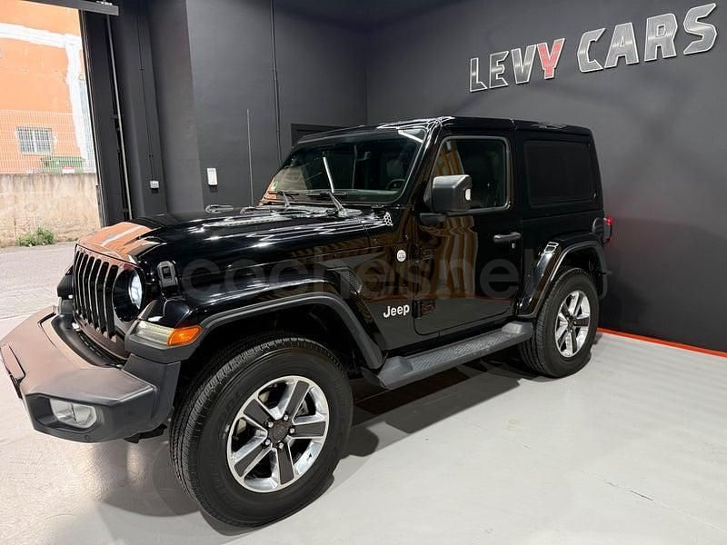 Usado Jeep Wrangler Sahara 200 CV (147 kW) 2019 Negro SUV
