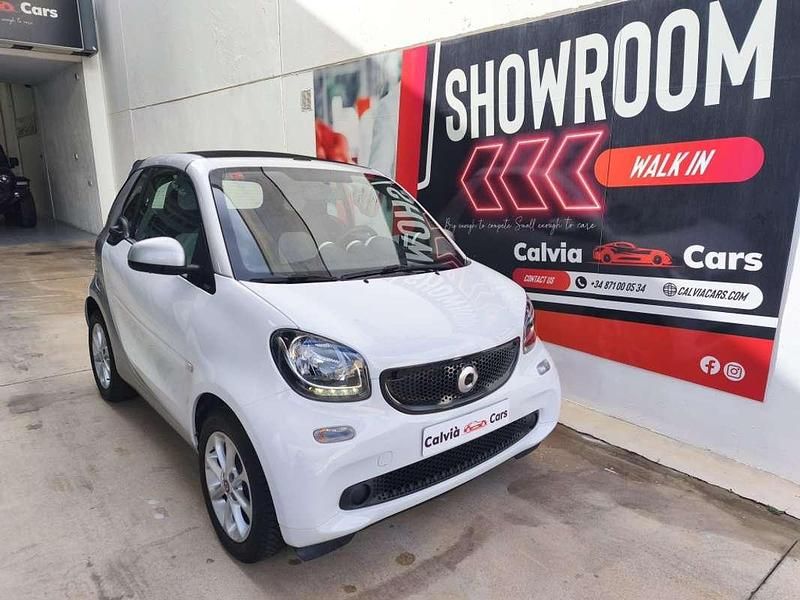 Usado Smart ForTwo Cabrio Passion 71 CV (52 kW) 2019 Blanco Descapotable