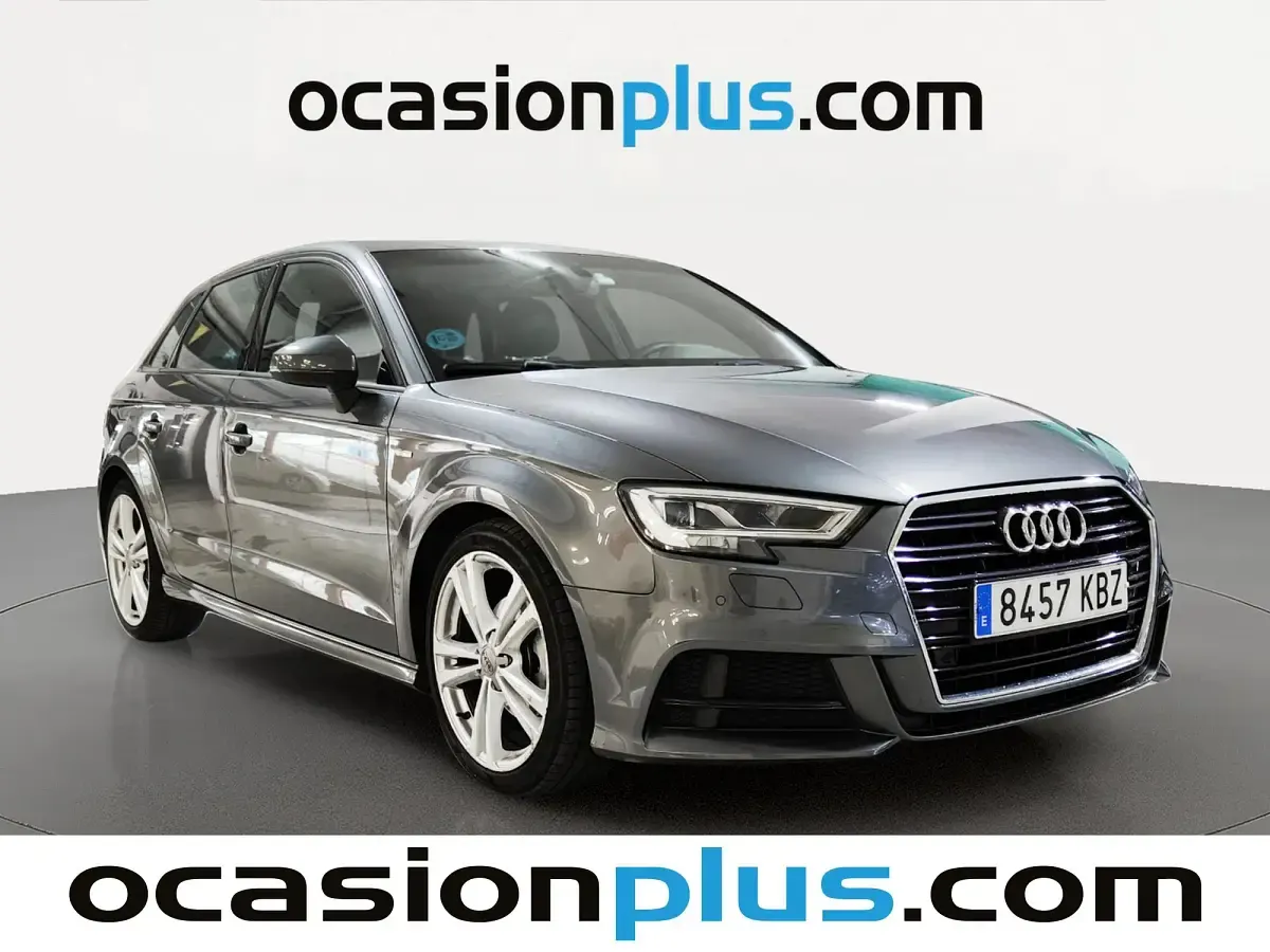 Usado Audi A3 Sportback S-Line 150 CV (110 kW) 2017 Gris Utilitario