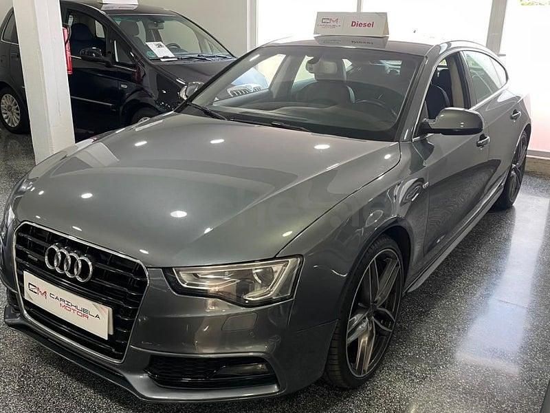 Usado Audi A5 Sportback S-Line 245 CV (180 kW) 2012 Gris / plata Utilitario