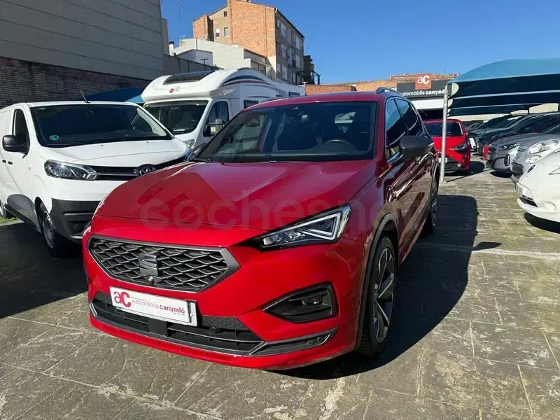Usado Seat Tarraco FR 150 CV (110 kW) 2022 Granate SUV