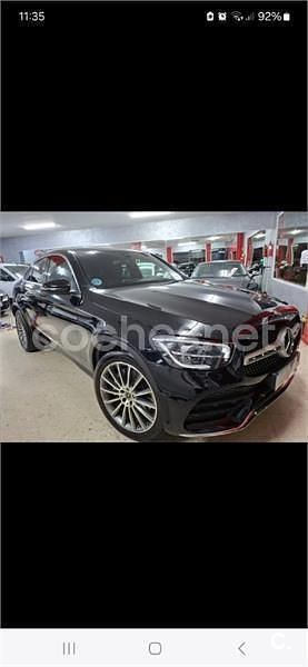Usado Mercedes GLC200 163 CV (119 kW) 2020 Negro SUV