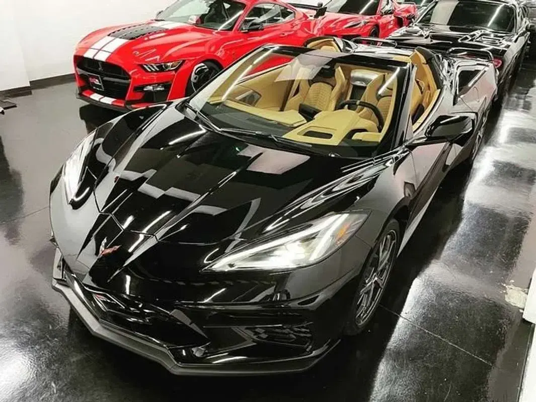Usado Chevrolet Corvette 495 CV (364 kW) 2021 Negro Descapotable