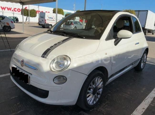 Usado Fiat 500 Lounge 69 CV (50 kW) 2015 Blanco Descapotable