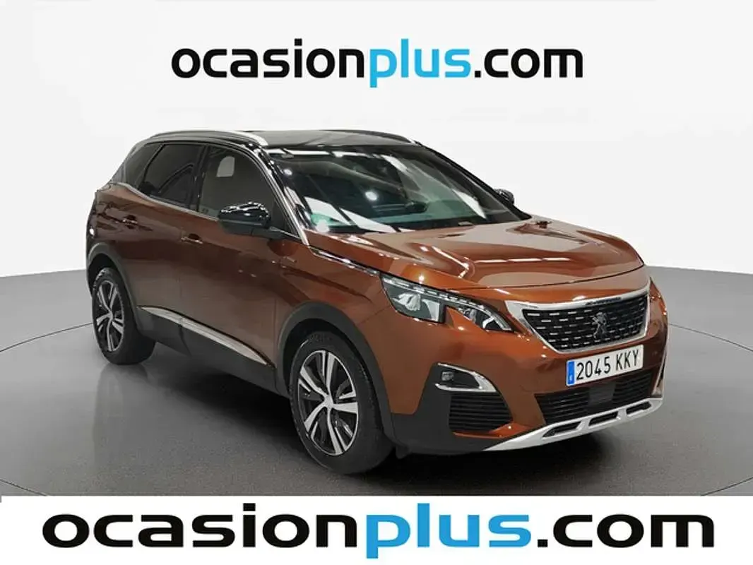 Usado Peugeot 3008 GT-line 165 CV (121 kW) 2018 Marrón SUV