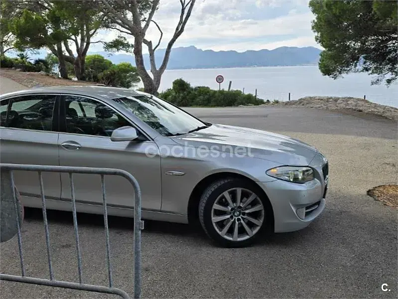 Usado BMW 520 Efficient Dynamics 184 CV (135 kW) 2010 Gris / plata Berlina