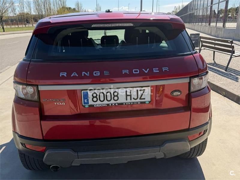 Brugt Land Rover Range Rover evoque Dynamic 150 HK (110 kW) 2012 Rød SUV