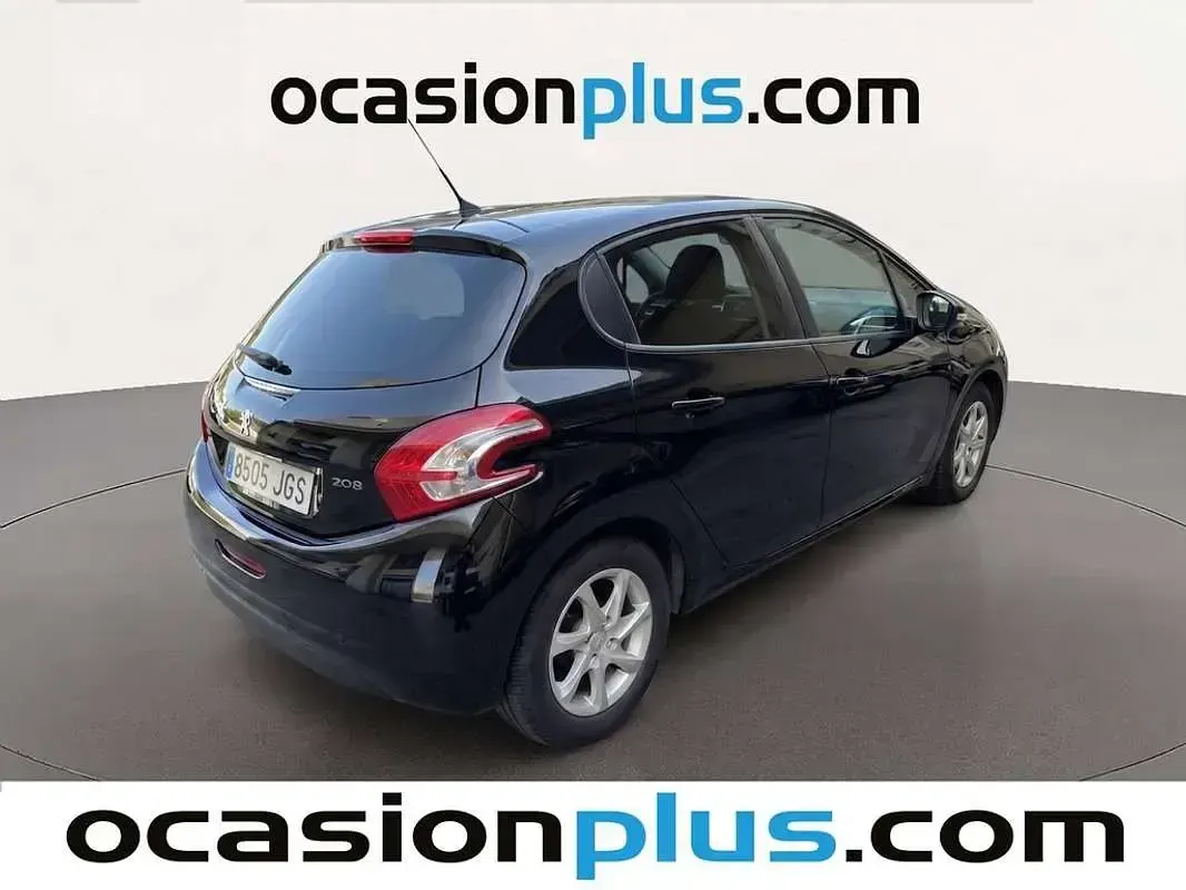 Usado Peugeot 208 Style 68 CV (50 kW) 2015 Azul Utilitario