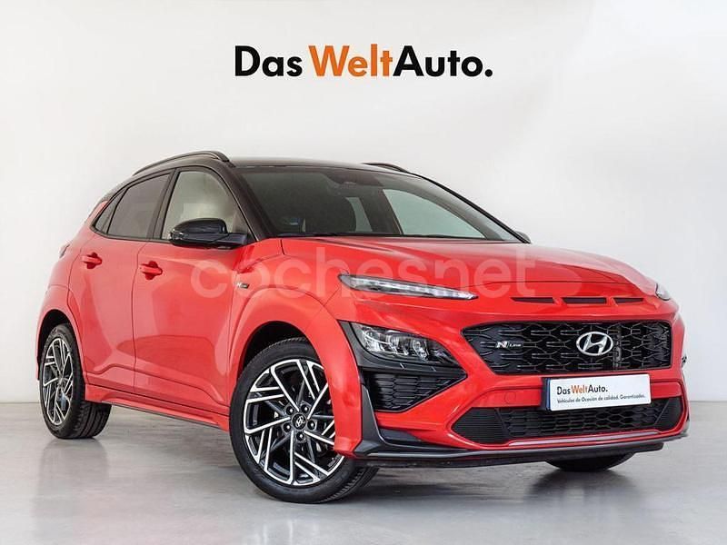 Rojo Usado 2021 Hyundai Kona N Line SUV | 17.600 € (Precio justo) - Imagen 1/4