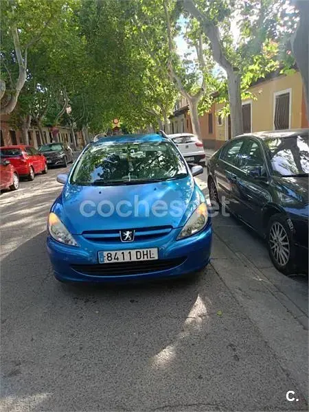 Usado Peugeot 307 90 CV (66 kW) 2005 Azul Familiar