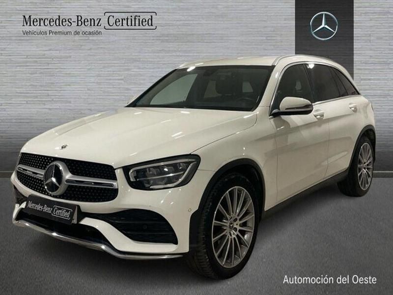 Blanco Usado 2021 Mercedes GLC200 AMG line SUV | 40.900 € (Un poco caro) - Imagen 1/4