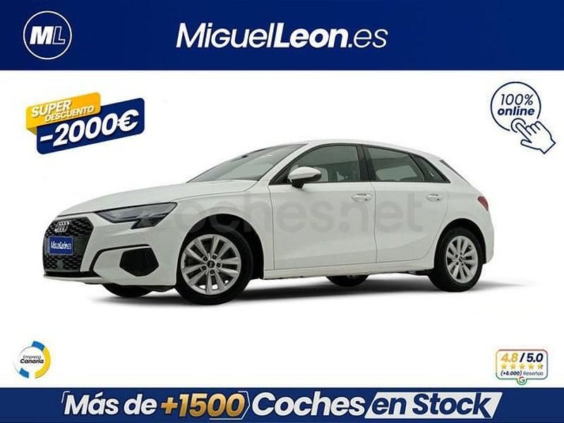 Usado Audi A3 Advanced Plus 110 CV (80 kW) 2021 Blanco Berlina