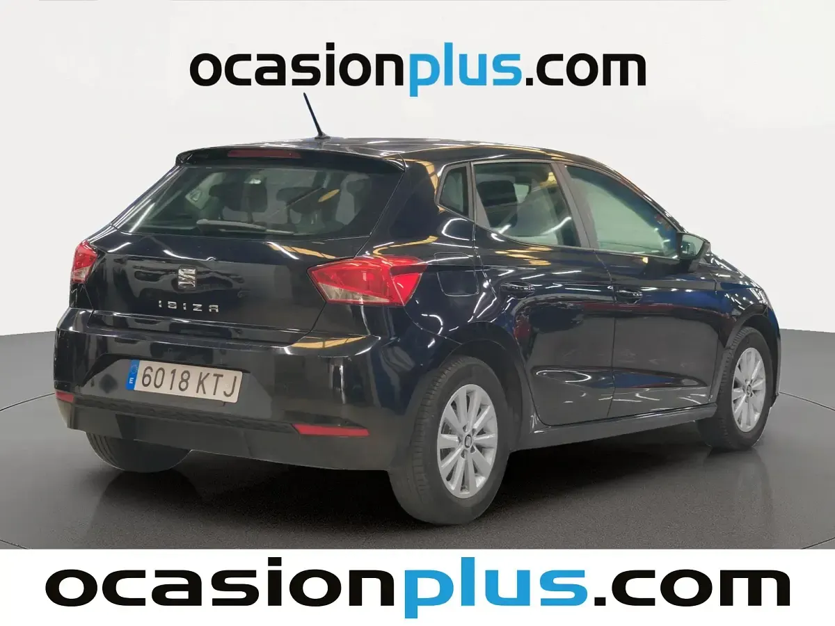 Usado Seat Ibiza Style Plus 80 CV (58 kW) 2019 Negro Utilitario