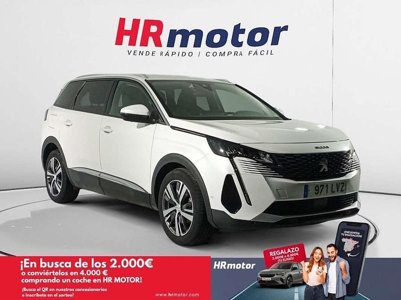 Blanco Usado 2022 Peugeot 5008 Allure Monovolumen | 21.390 € (Precio justo) - Imagen 1/4