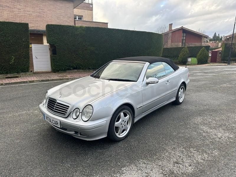 Usado Mercedes CLK430 Elegance 279 CV (205 kW) 2000 Gris / plata Descapotable